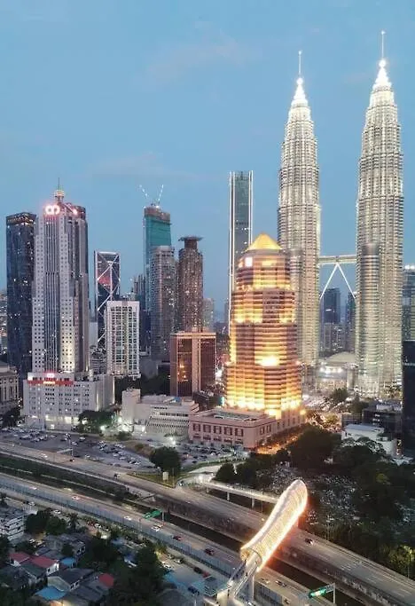 公寓 吉隆坡Legasi At Kampong Bahru With Full Kl View, 10Min Walk Train Station & Klcc公寓